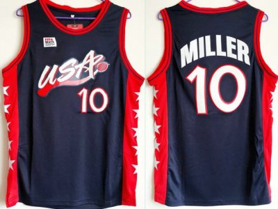 1996 Miller 10 Atlanta Olympic jersey Blue